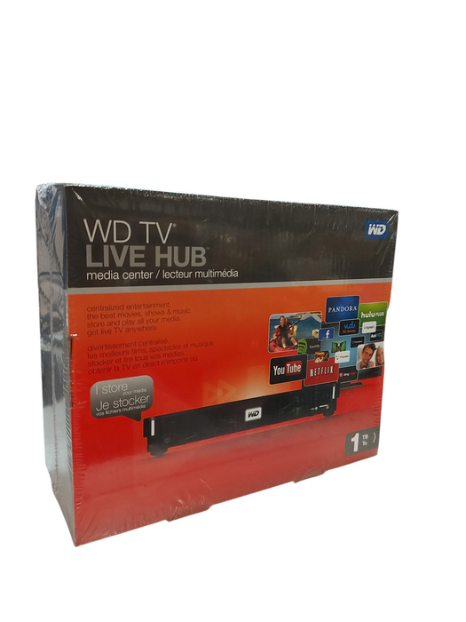 WD WDBABZ0010BBK-01 TV Live Hub Media Center 1TB - BRAND NEW SEALED BOX