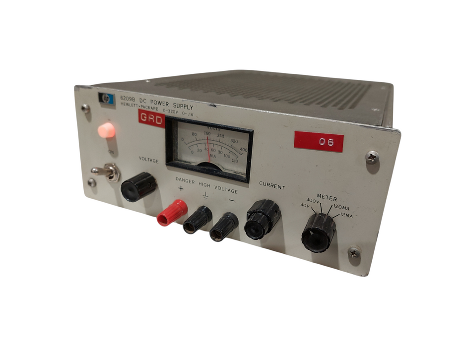 Vintage HP 6209B DC Power Supply 0-320V 0-.1A  =