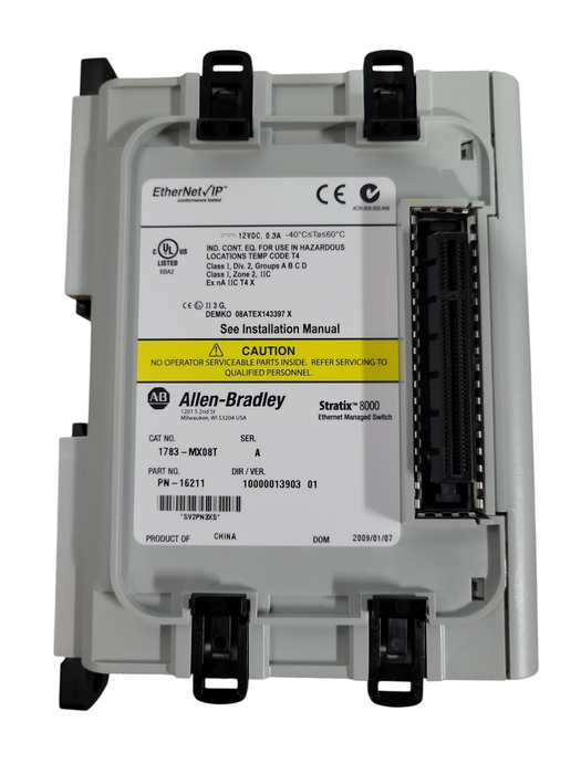 Allen-Bradley 1783-MX08T Series A Stratix 8000 Ethernet Managed Switch READ !