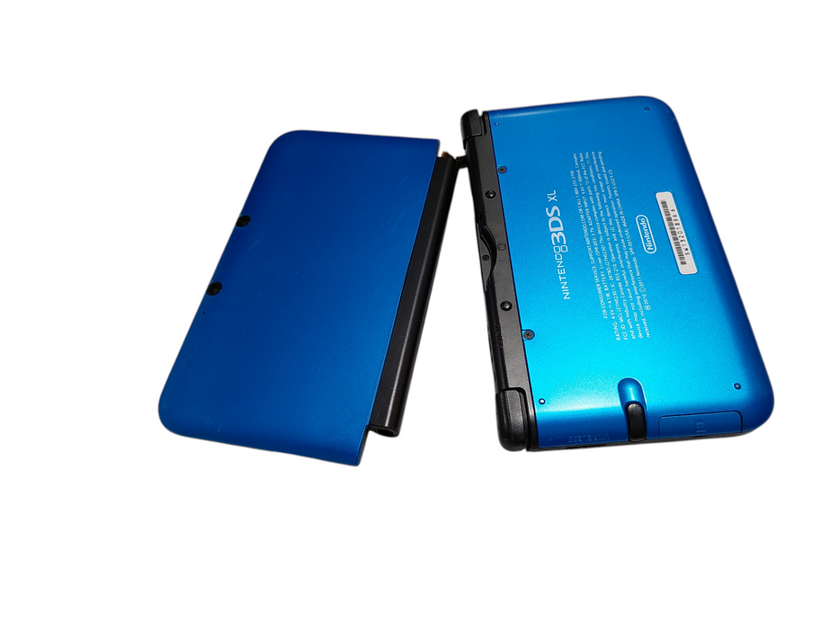 Nintendo 3DS XL Blue Broken Parts =