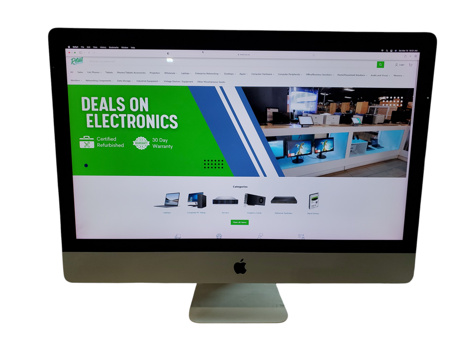 Apple iMac 27" Retina 5K 2015, i5-6500, 16GB RAM, 1TB HDD, macOS installed
