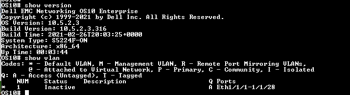 Dell S5224F-ON | 24-Port 25G SFP28, 4x 100G QSFP28 Switch | Dual AC  $