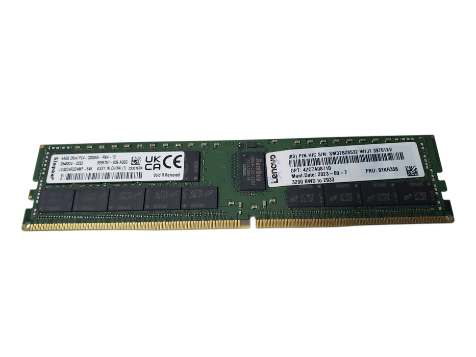 KINGSTON 64GB 2Rx4 PC4-3200AA-RB4-13 | DDR4 Server Memory M393A8G40AB2 Q