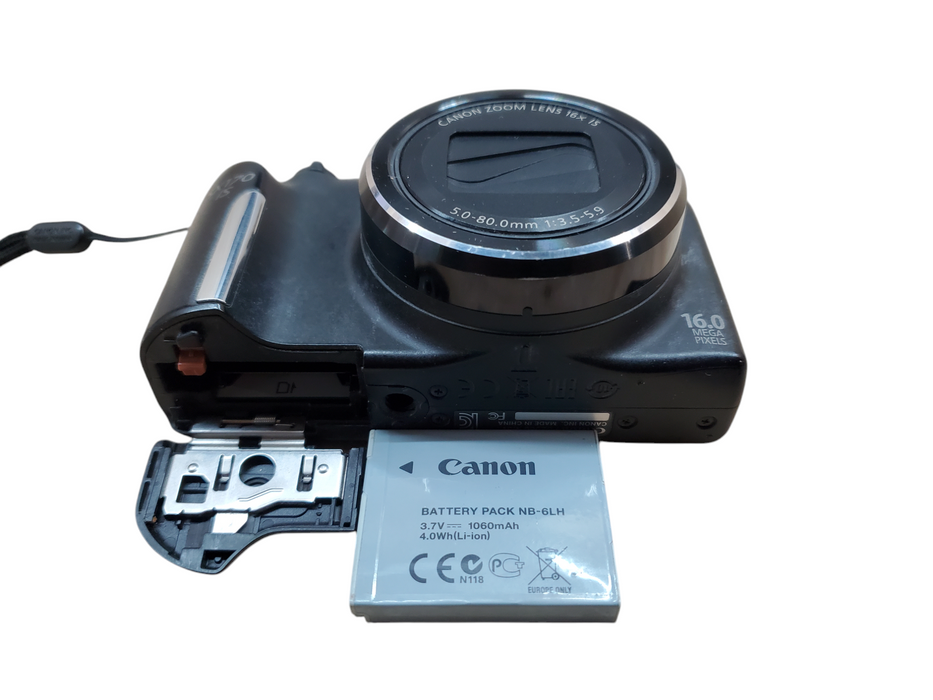 Canon PowerShot SX170 IS | 16.0MP Digital Camera | w/ Battery