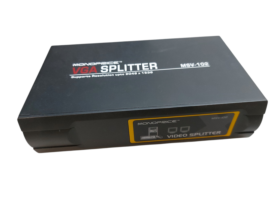 Lot 5x Monoprice Msv-102 VGA Video Splitter 2048x1536 Resolution