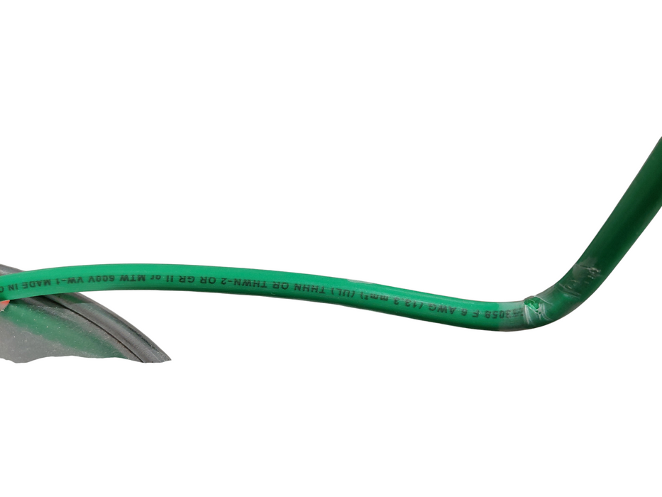 T90 Nylon CU Green 600V VW-1 F 6 AWG 13.3mm THHN or THWN-2 GR 2  =