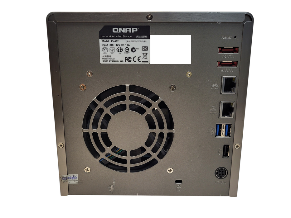 Qnap TS-412 4 Bays NAS w/ 4x1TB HDDs, No Adapter $