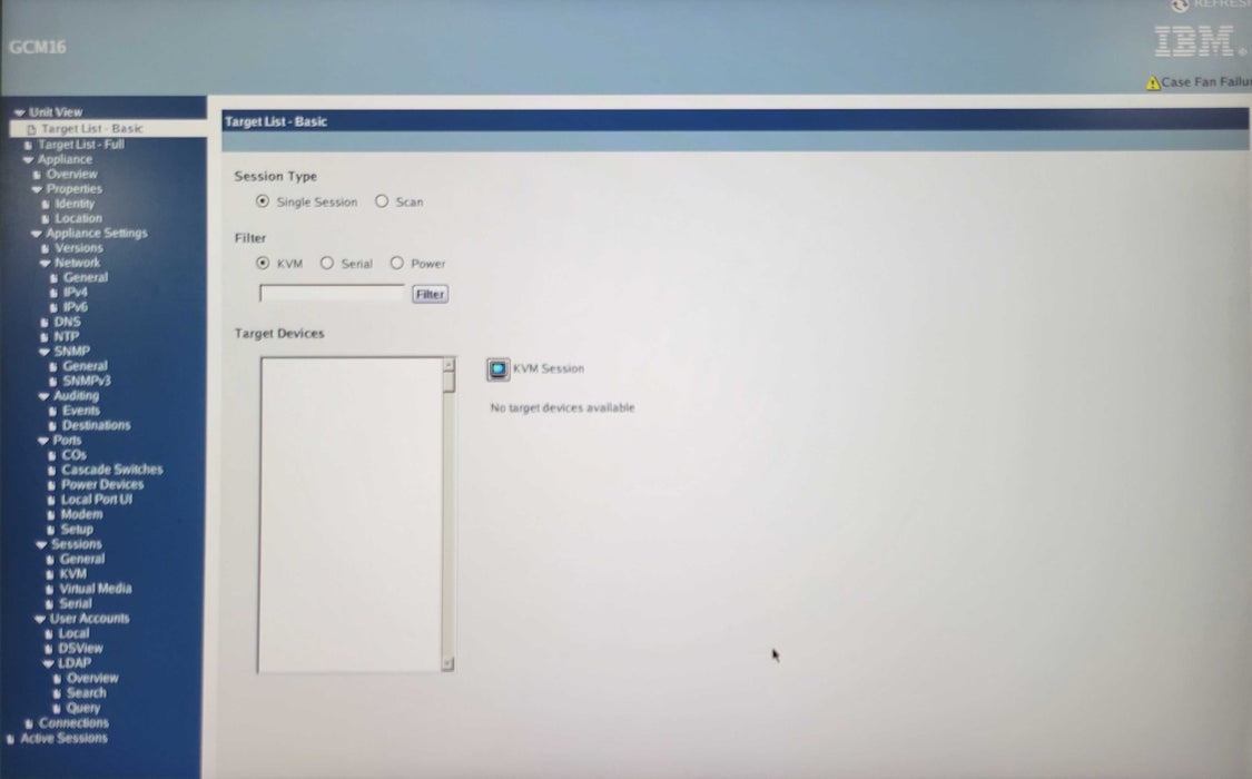 IBM KVM 16 PORT 46M5376 MODEL 1754-HC1, READ _