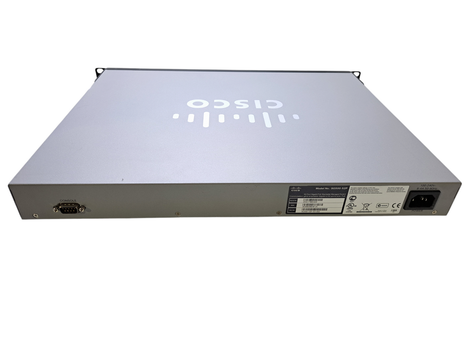 Cisco SG500-52P | 52-Port Gigabit PoE Stackable Managed Switch 1/5G SFP