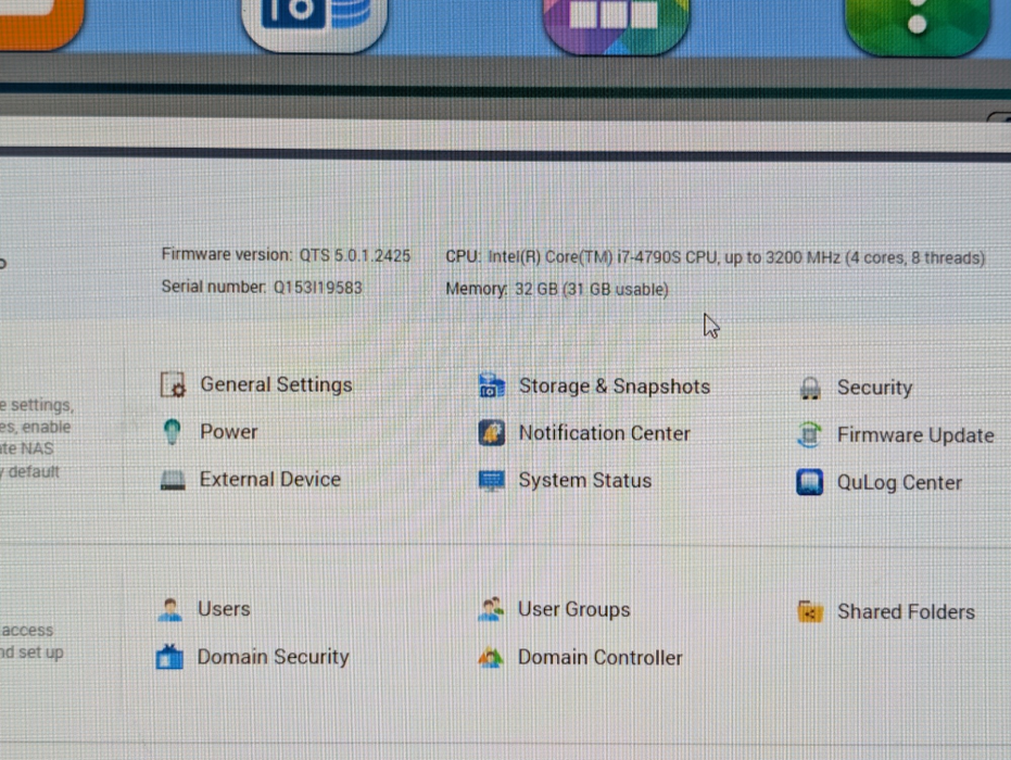 QNAP TVS-1271U-RP 12-bay high performance NAS 3x 4TB HDDs installed  -