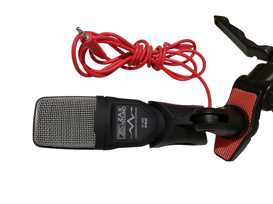 Zax Sound Condenser Microphone Model: SF-666 Pro with Tri-Pod Stand  Q=