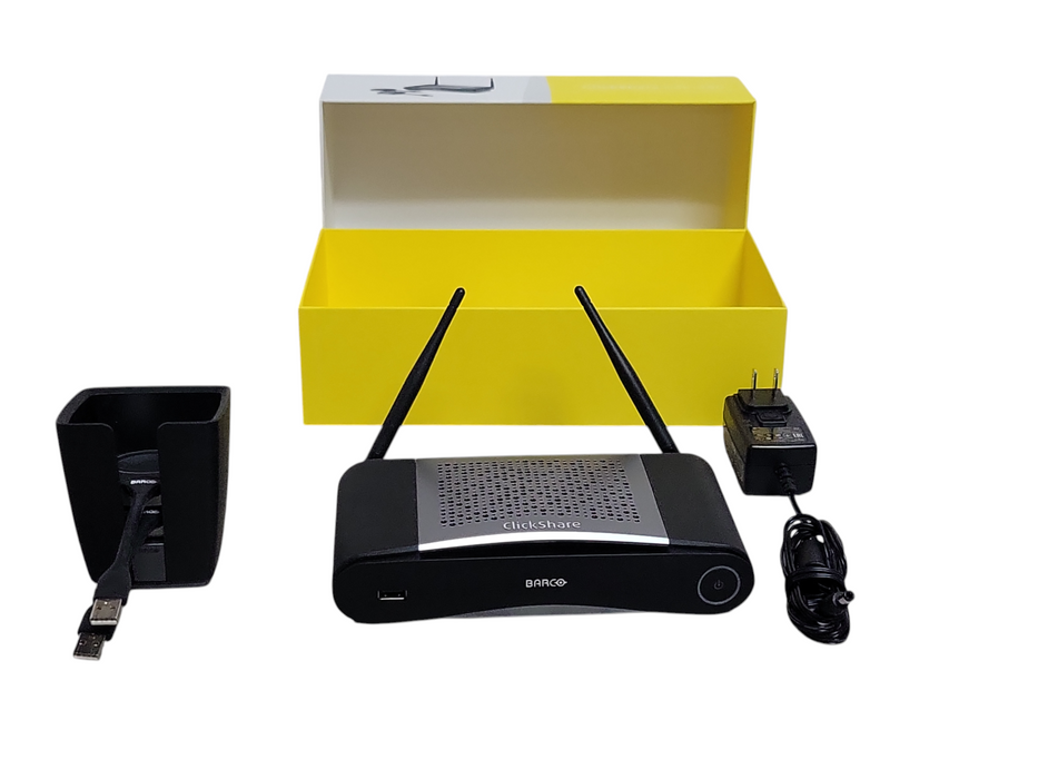 Barco ClickShare CSE-200 Presentation System w/ 2x Buttons & AC, 2x Antenna Q_