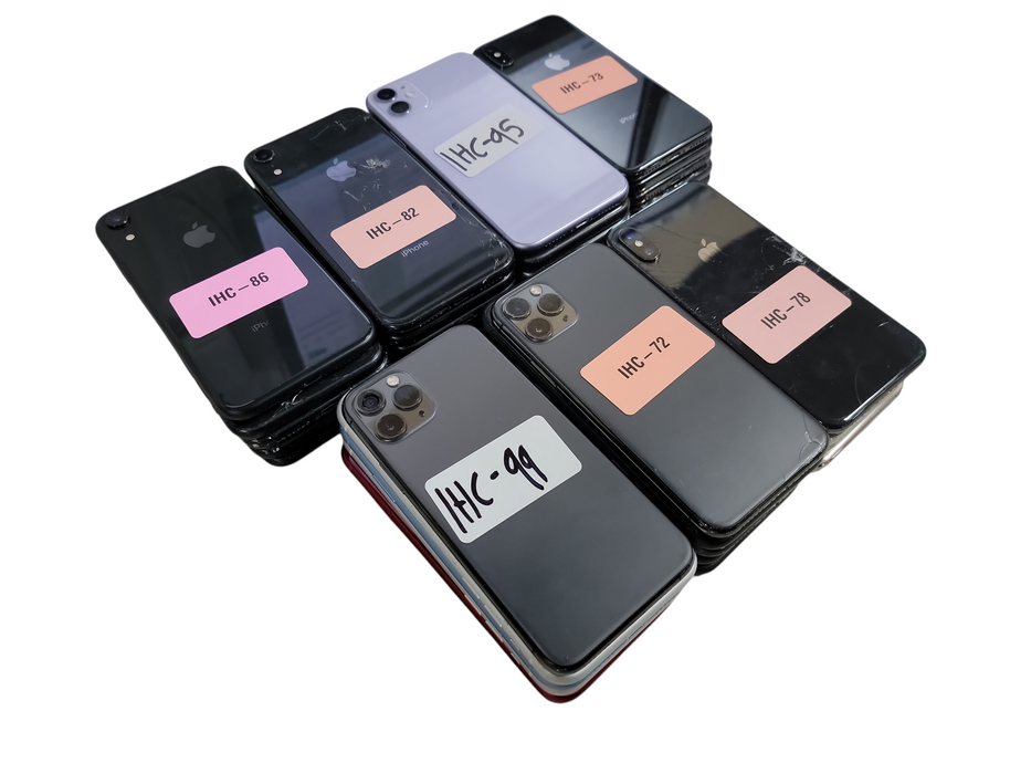 Lot of 35x Apple iPhone's [A19xx to A211xx Series | B/C Condition][IHC-4] (