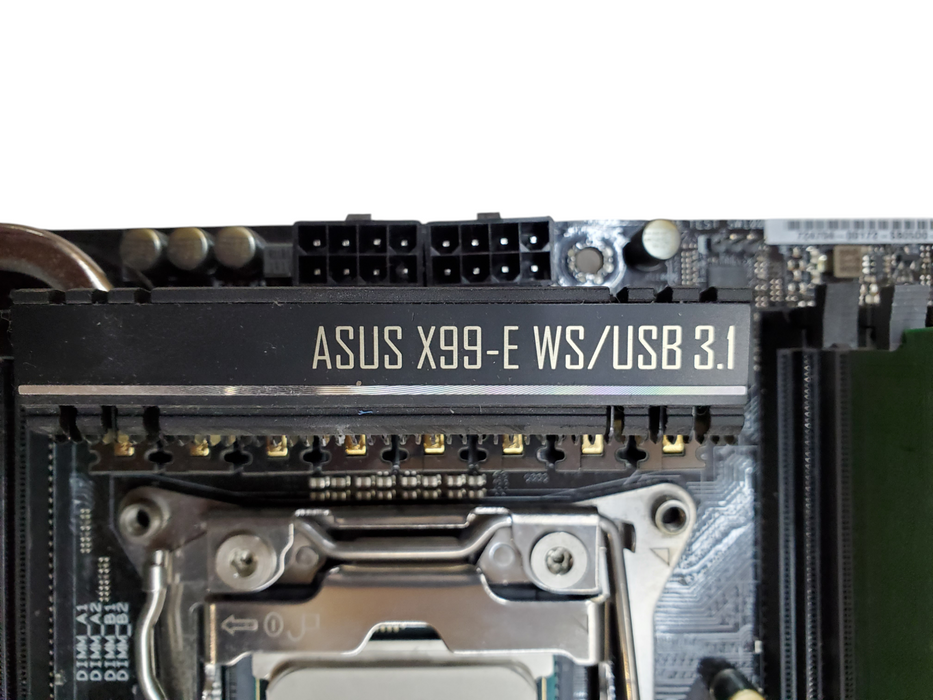 Asus X99-E WS/USB 3.1 board Core I7-6850K, 32GB DDR4, I/O Cover