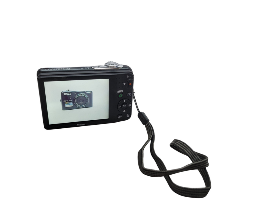 Nikon Coolpix L32 - 20.1MP Digital Camera Q%