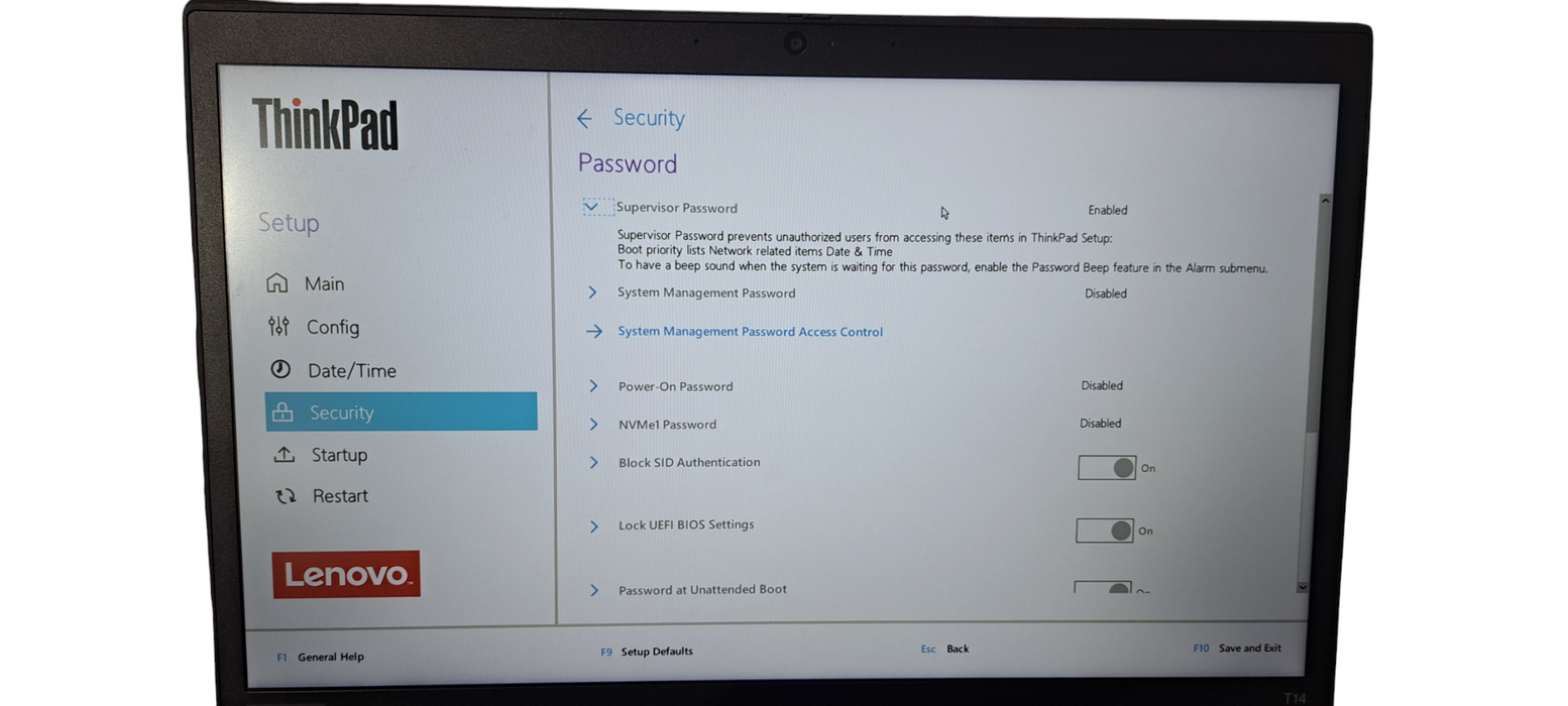 Lenovo  ThinkPad T14 i5-1135G7|16GB RAM|256GB NVMe|W/AC READ  Lap200