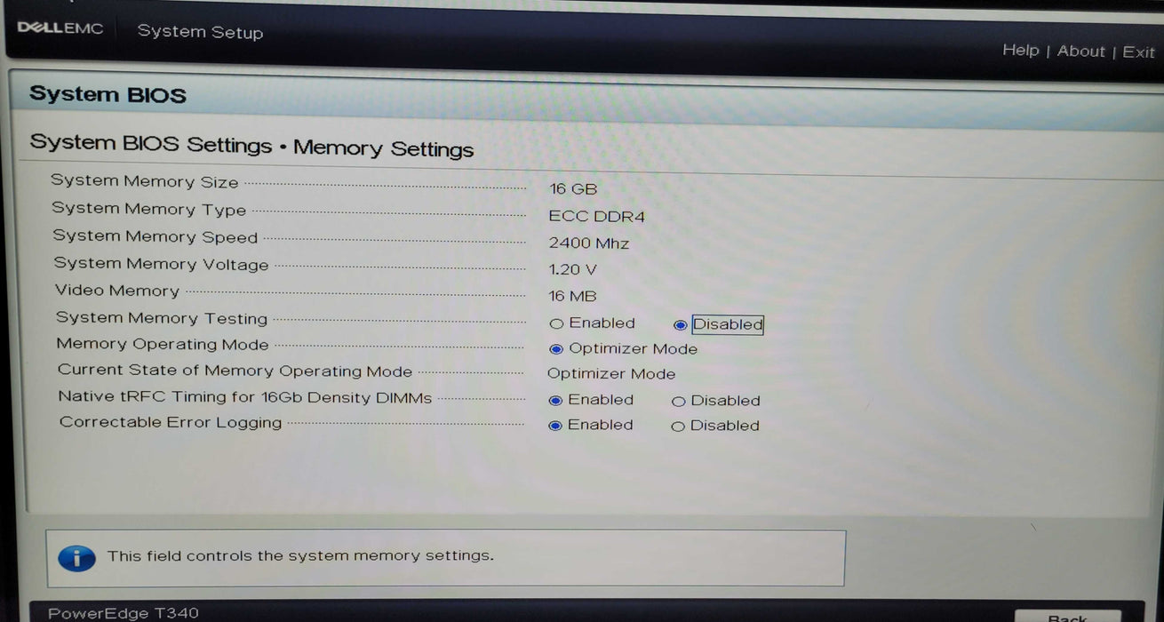 Dell EMC PowerEdge T340 8x 3.5"|  Xeon E-2234 @3.60GHz 16GB DDR4 NO HDD