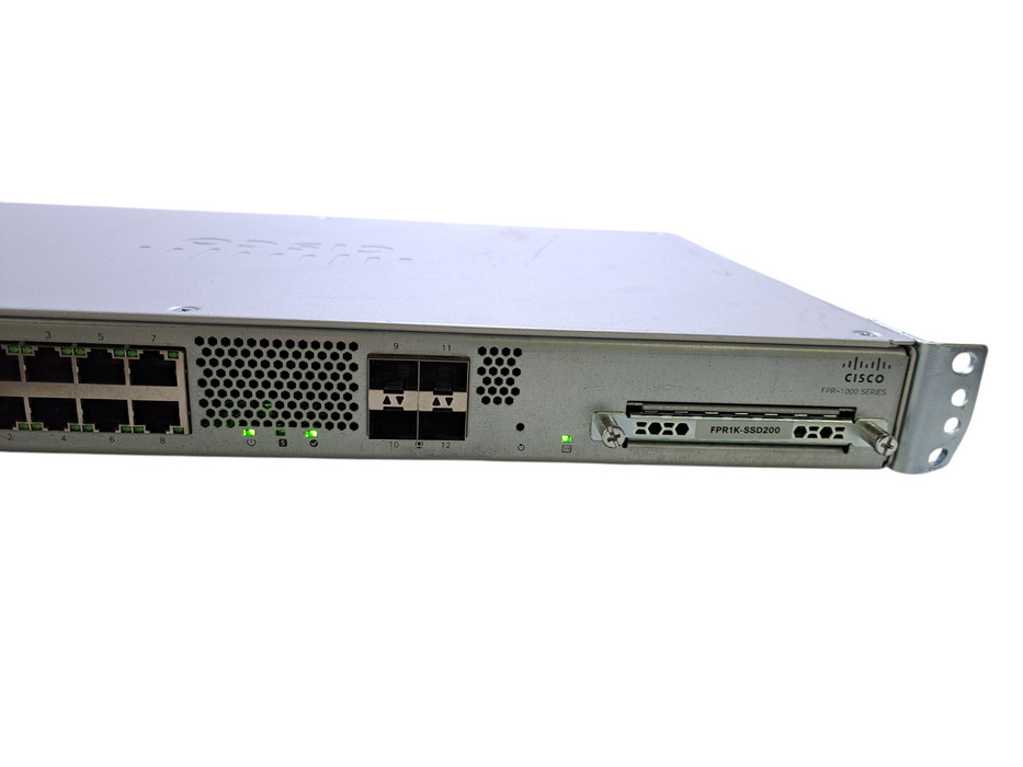 Cisco FirePower FPR-1140 V01 8-Port Gigabit 4x SFP Firewall w/ FPR1K-SSD200