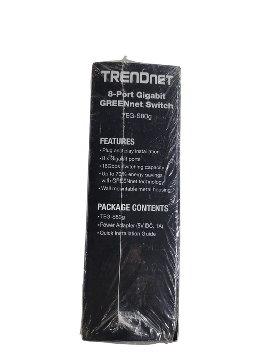 Trendnet 8-Port Gigabit Greennet Switch TEG-S80g