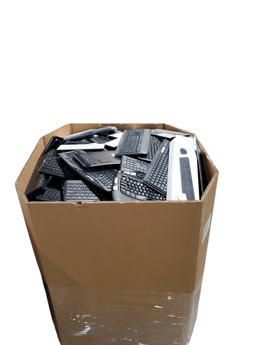 Bin of Assorted Wireless Keyboards/Mice (AS-IS) Approx 700lbs