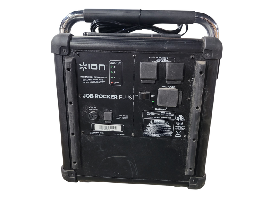 ION Audio Job Rocker Max Bluetooth All-Weather Portable