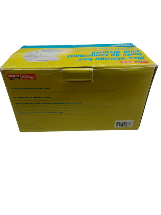 Staples Disc Storage Box – Holds 40 Discs (P/N 384339)