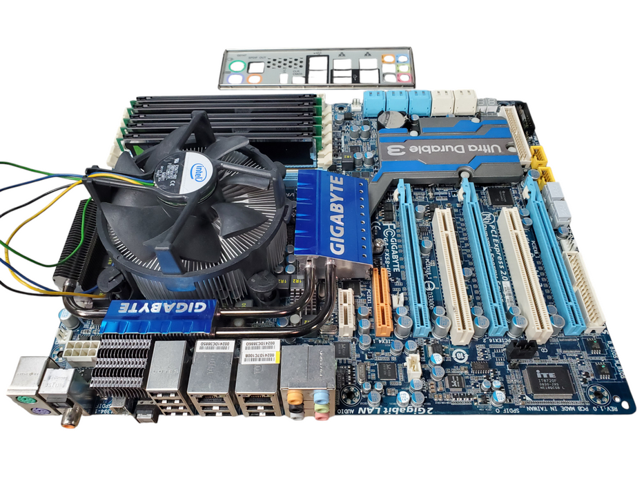 GIGABYTE GA-EX58-UD5 Socket LGA1366 DDR3 Motherboard WITH I-7 950 20GB RAM