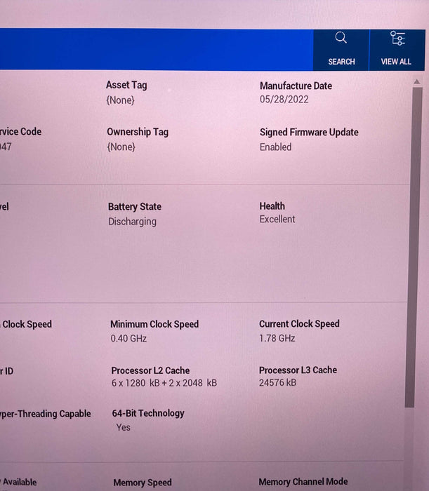 Dell Precision 5570 4K TOUCH i7-12800H RTX A1000 GPU 16GB RAM 256SSD READ!  Lap200