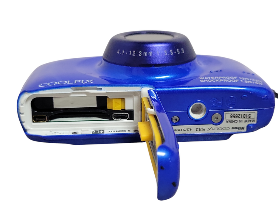 Nikon Coolpix S32 Waterproof 10m/33ft Digital Camera _