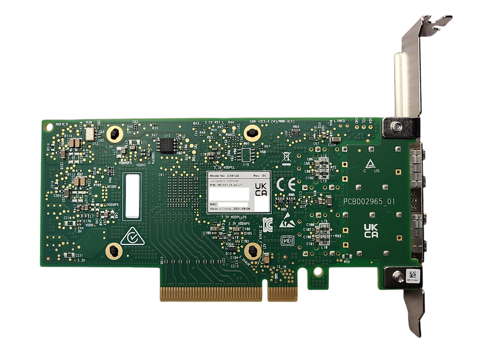 Mellanox MCX512A-ACUT 2 Port 25GbE SFP28 ConnectX-5 PCIe 3.0 x $