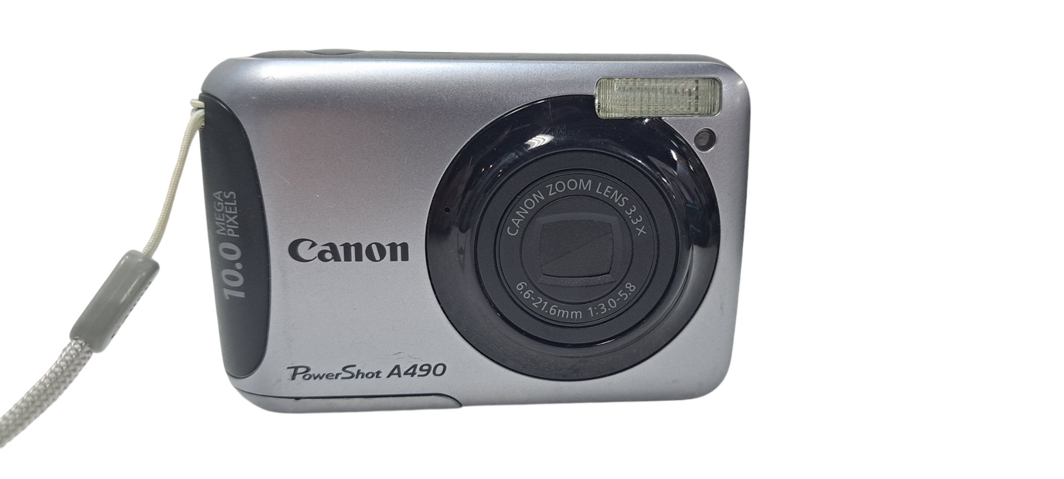 Canon PowerShot A490 10.0MP Digital Camera Q