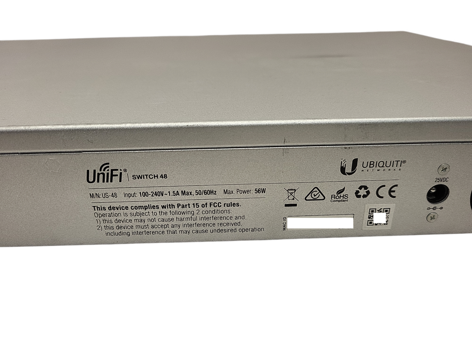 UBIQUITI UNIFI US-48 48 PORT NETWORK SWITCH 56W MAX Q$