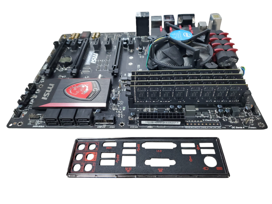 MSI Z97 GAMING 5, i7-4790k, 32Gb Ram, With I/O Shield