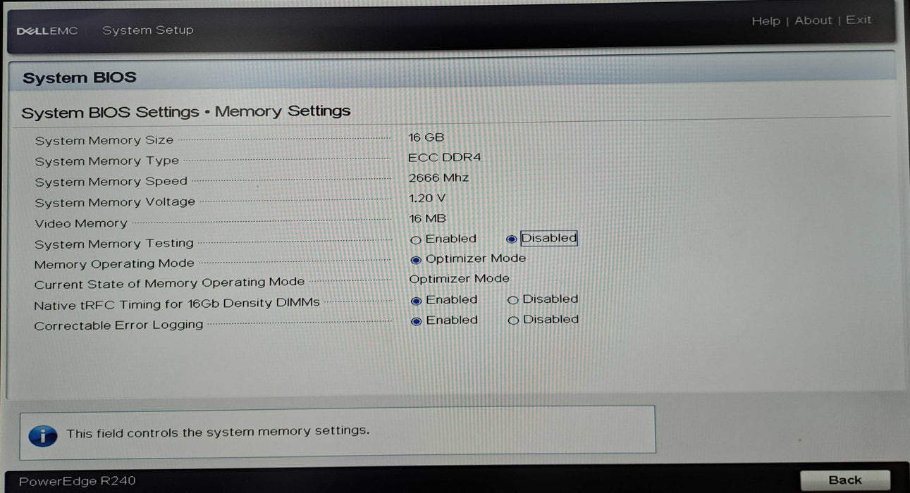 Dell PowerEdge R240 Server | Xeon E-2224 @3.40GHz, 16GB DDR4, PERC S140 )