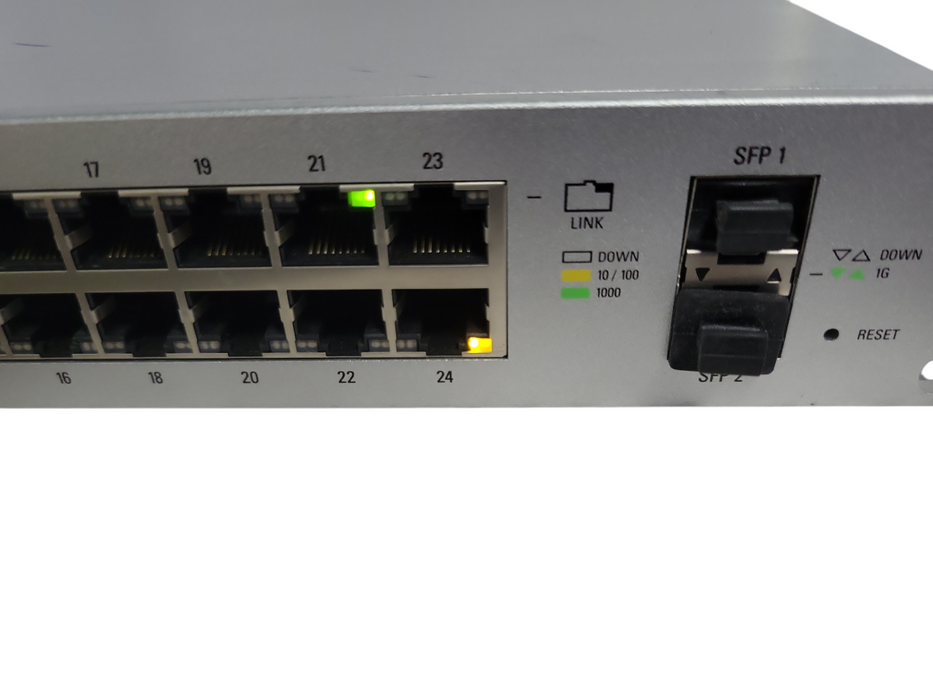 Ubiquiti Networks UniFi US-24-250W 24-Port Switch, READ _
