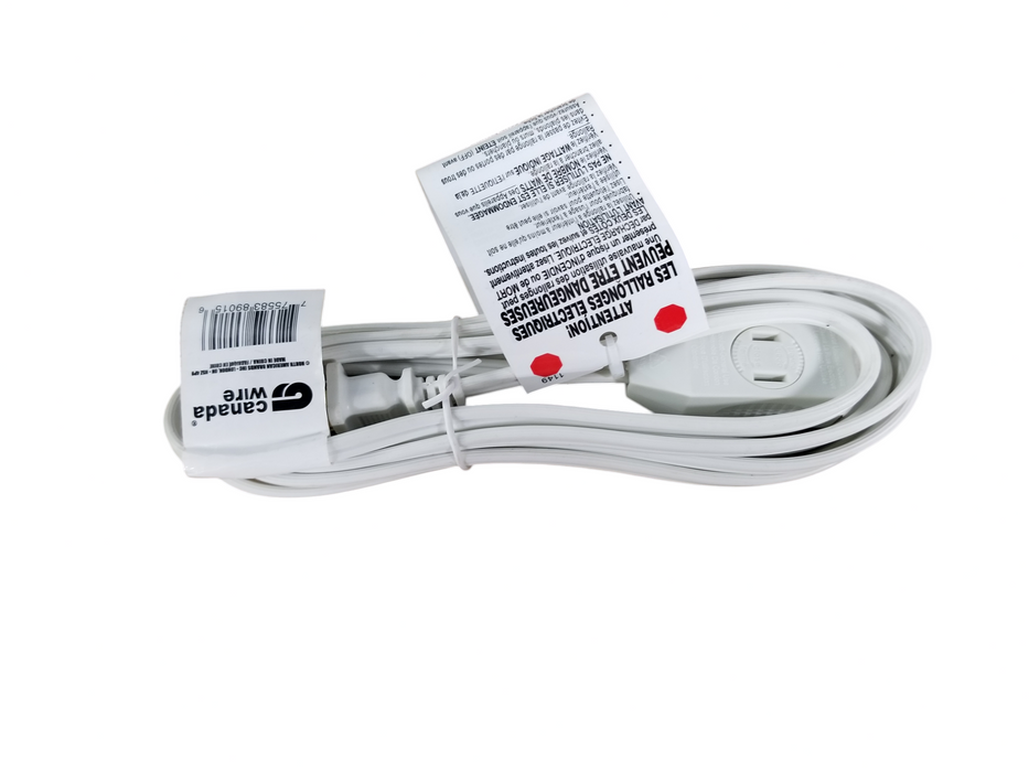 Canada wire 10ft Indoor/Outdoor General Extension Cord
