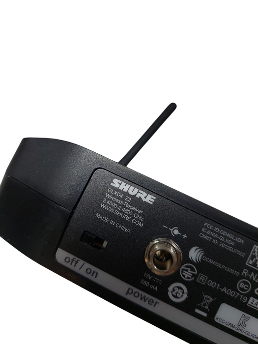 Shure GLXD4 Z2 Wireless Receiver 2.4000-2.4835GHz  =