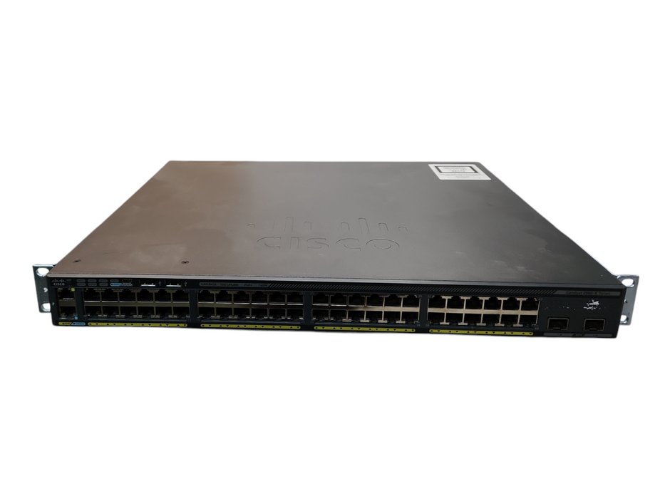 Cisco WS-C2960X-48FPD-L, 48-Port Gigabit PoE+ 2x10G SPF, Stack Module