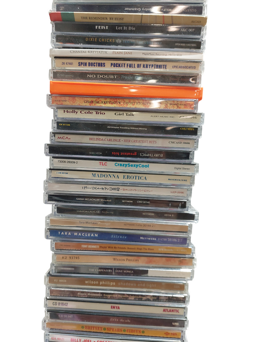 Bundle of 57 Various Artists CD's in Cases with Manuals  =