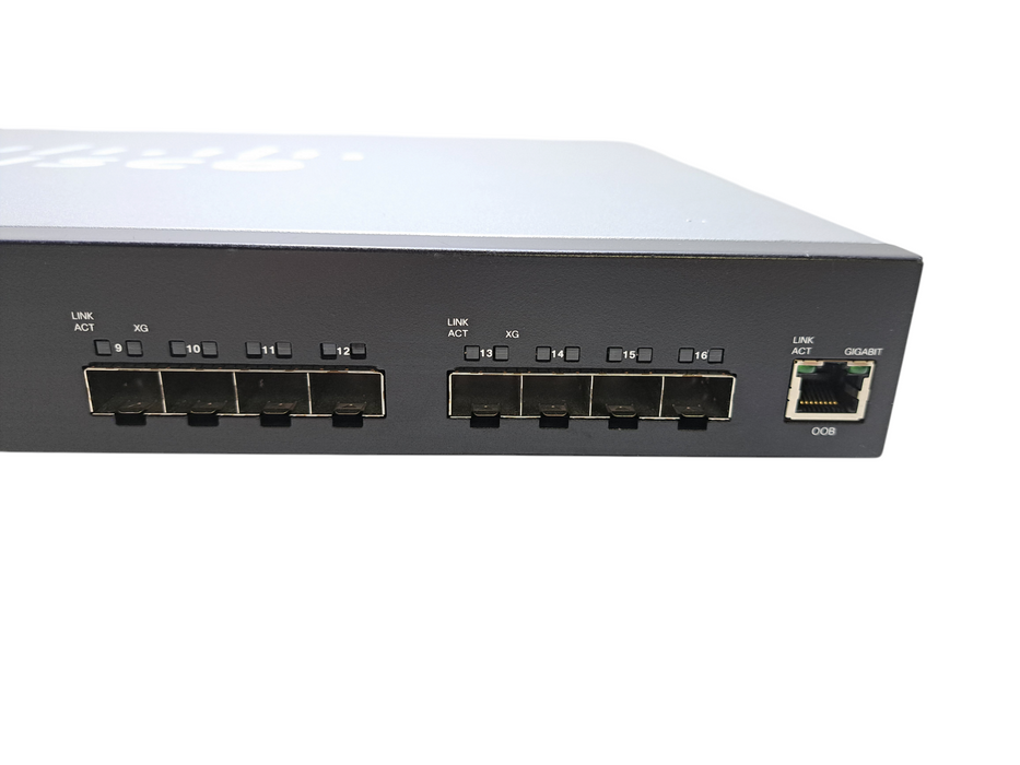 Cisco SG550XG-8F8T-K9 | 16-Port 10-Gigabit Stackable Managed Switch )