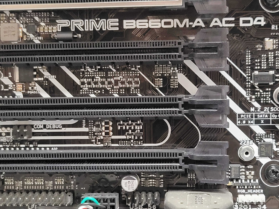 Custom/Asus tower PC, Core I5-12400 4.00GHz, 16GB DDR4, 500W PSU