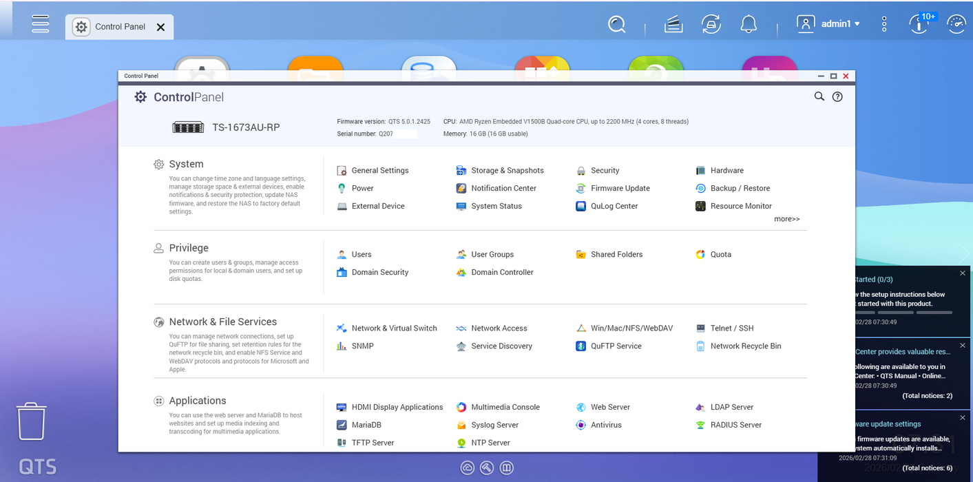 QNAP TS-1673AU-RP-16G-US High-Performance Rackmount NAS 2 x 2.5G Port $