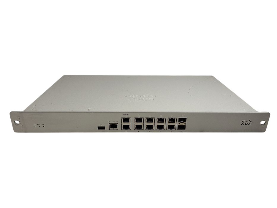 Cisco Meraki MX84-HW Managed Switch 2x WAN 8x 1GB & 2x 1GB SFP unclaimed $