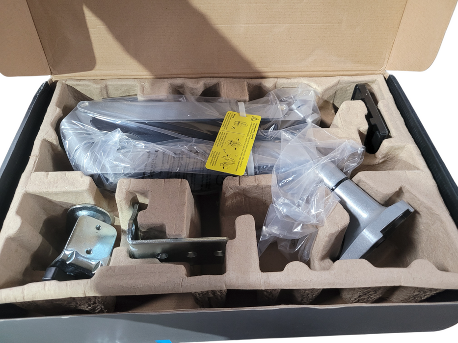 Siig Aluminum Gas Spring Single Monitor 13-32" Desk Mount CE-MT2D12-S1 Silv