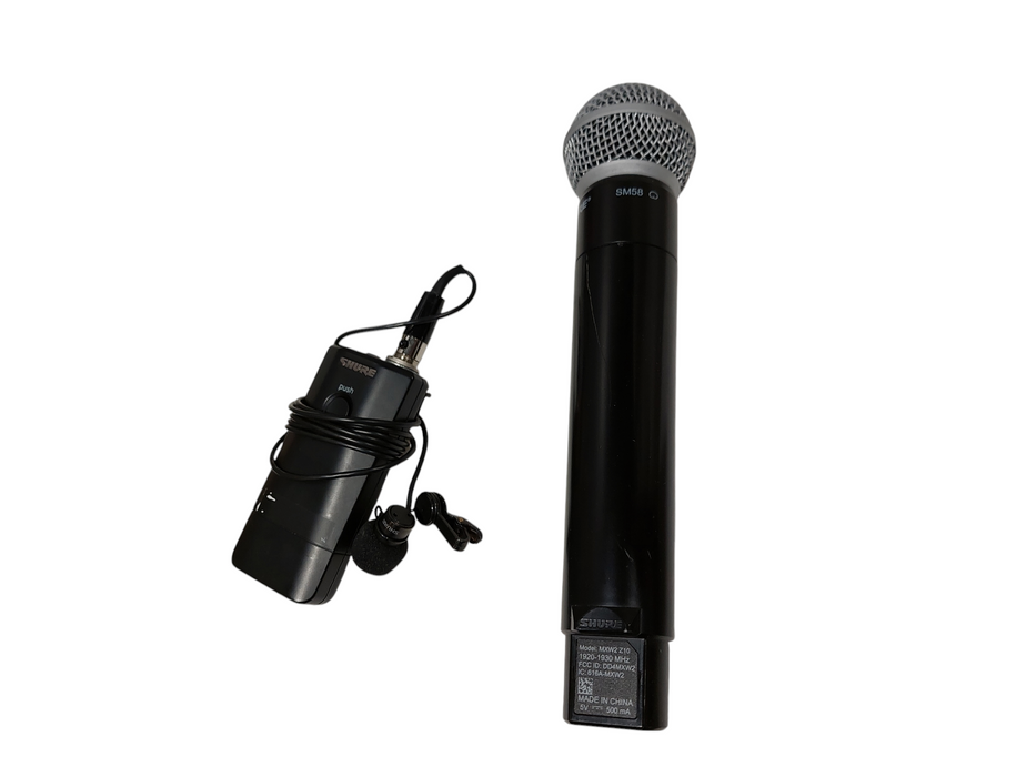 Bundle ShureMics1xSM58,31xMXW6/C Z10 & 3xMXW1/0 Z10 & 5 Shure Docks MXWNCS8 =