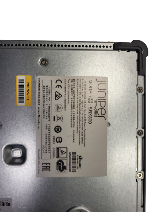 Juniper Networks SRX300 - Services Desktop Security Appliance No AC Q$