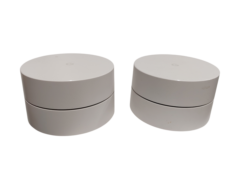 Bundle of 3 Google Wifi Mesh System Router Model: AC-1304  No Adapter =