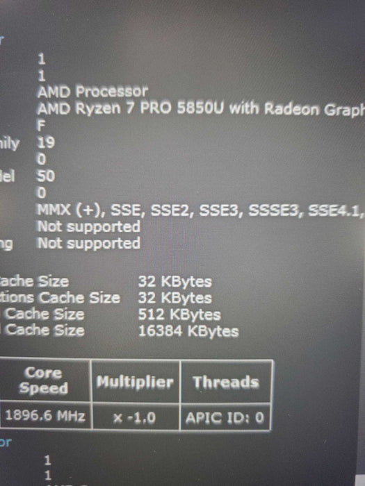 Lenovo ThinkPad T14 Gen 2 Touch AMD Ryzen 7 PRO 5850U 16GB 256gb NVME read  Lap200