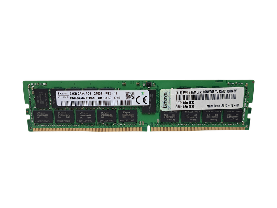 SK Hynix 32GB 2Rx4 PC4-2400T-RB2 DDR4 Server Memory | HMA84GR7AFR4N-UH Q)