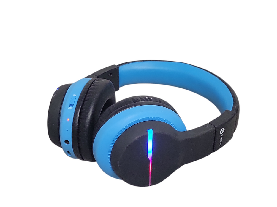 iClever BTH12 Bluetooth LED Lights Wireless Headphones, _